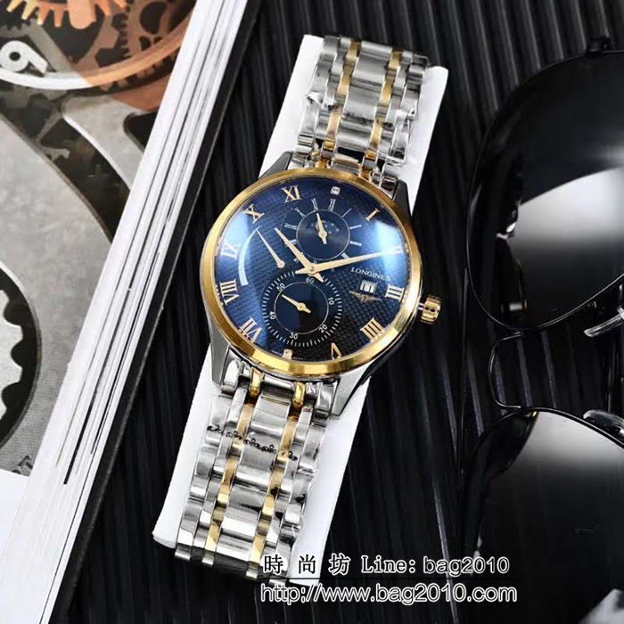 LONGINES浪琴 高級藍寶石 機械男士腕表 WSS1948